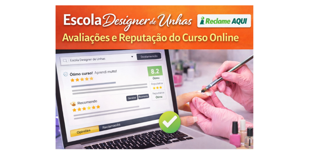 avaliações do curso escola designer de unhas opiniões de alunos online