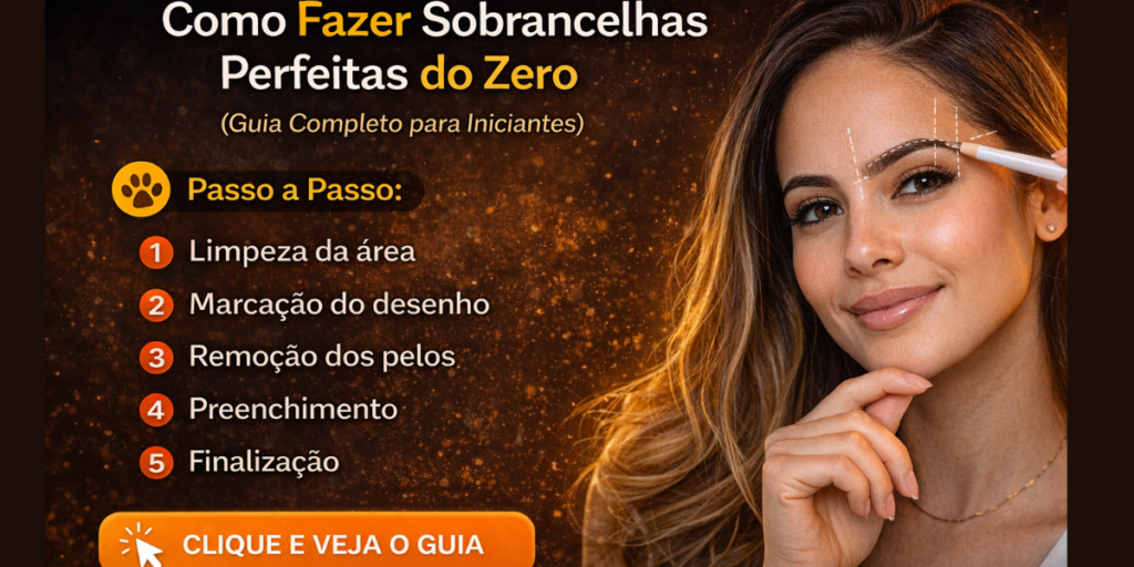 Como fazer sobrancelhas perfeitas do zero passo a passo para iniciantes com técnicas de design e marcação